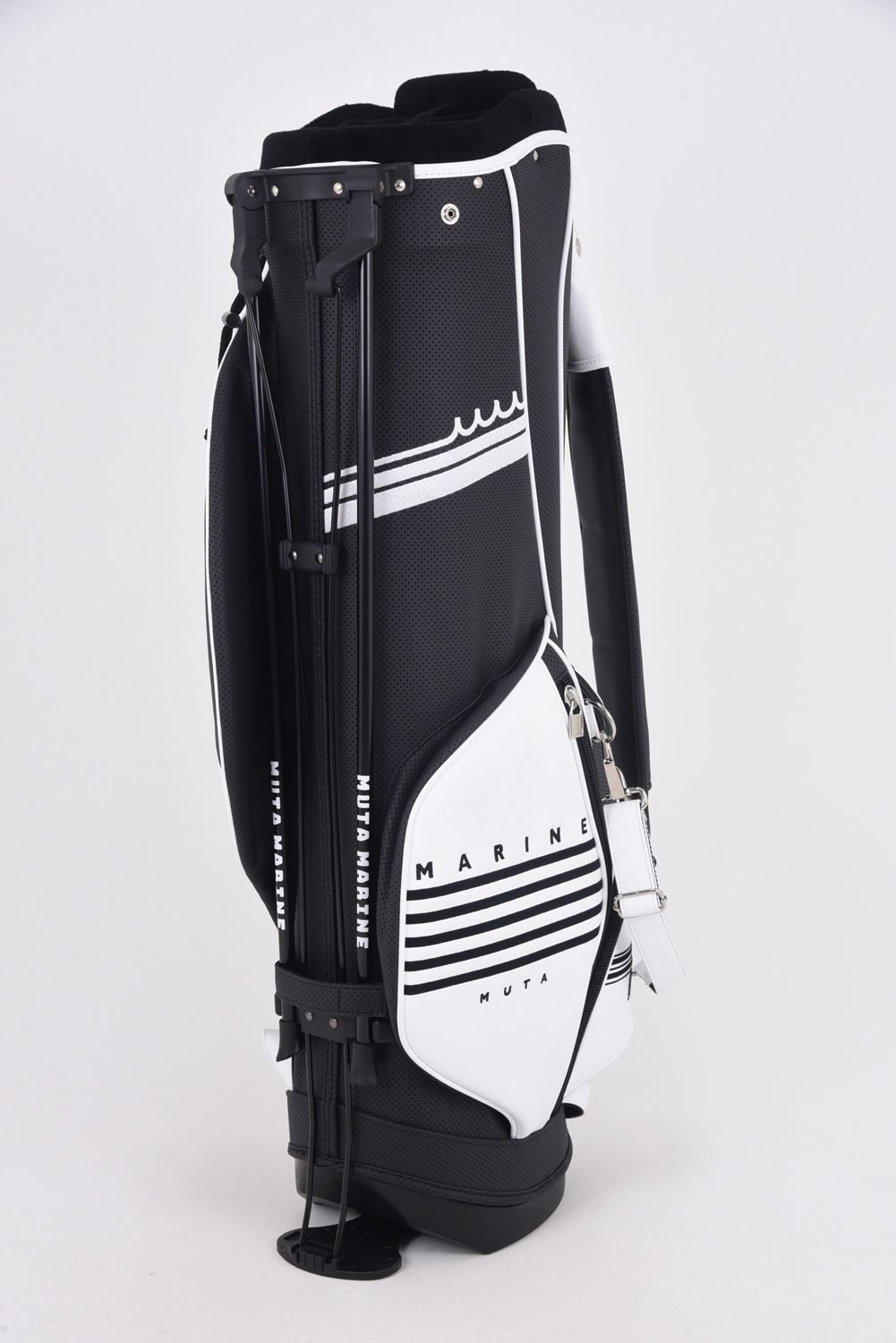 【銀行振込・代金引換不可】【返品・交換不可】 CADDY BAG / CONTINUA バイカラー キャディバッグ (ブラック)