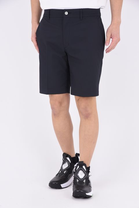 MENS BASIC SHORT PANTS (SPORTEX) / ブランドロゴ刺繍 ベーシック ショートパンツ (ブラック)