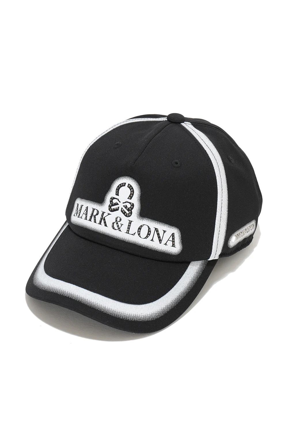 【26SS】 BLUR SIGN SPECTRUM CAP / ブラープリント ラインストーン キャップ (ブラック)