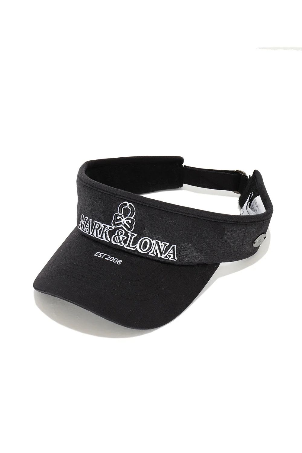 【26AW】 MERCURY CAMO STRETCH VISOR / シグネチャーカモ ブランドロゴ刺繍 ストレッチバイザー (ブラック)