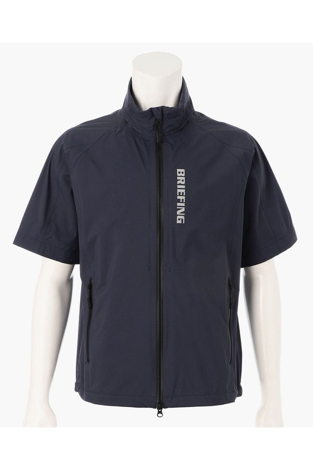 【26SS】 MEN'S WATERPROOF BLOUSON / マイクロリップナイロン 2WAYレインジャケット (ネイビー)