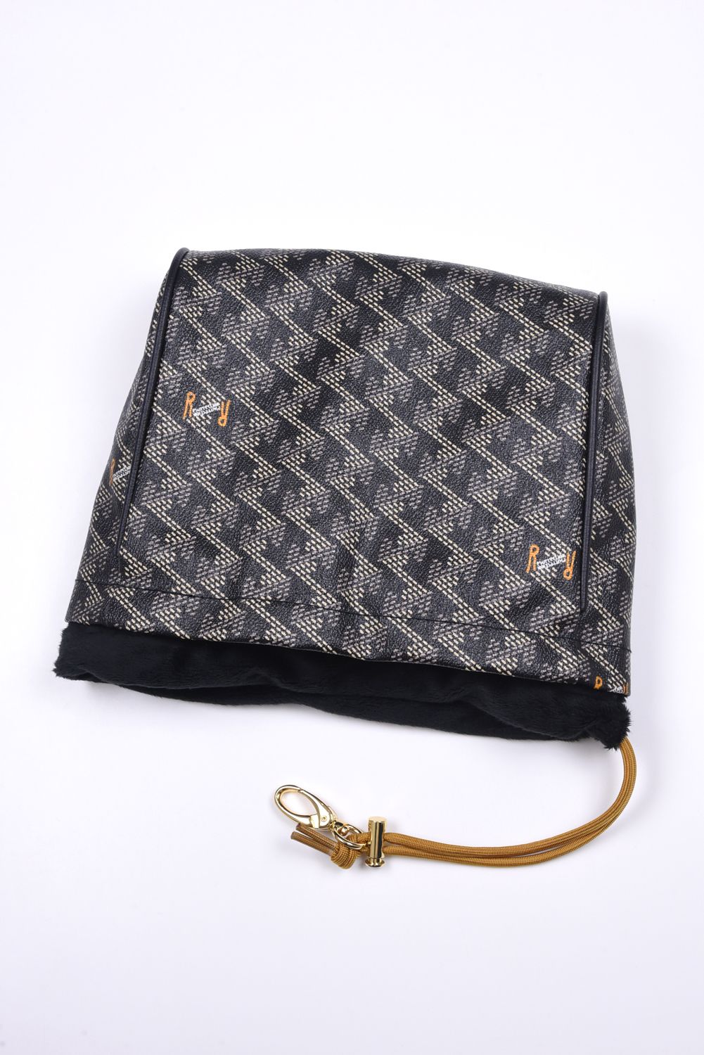 【26SS】 IRON HOOD (GM PVC) / PVC生地 オリジナルテキスタイル アイアンフード (ダークブラック)