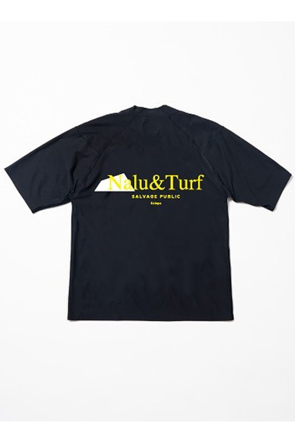 【2026SS】 SURF Mockneck S/S(Nalu＆Turf) / NALU＆TURFプリント モックネックTシャツ (ブラック) (4月入荷予定)