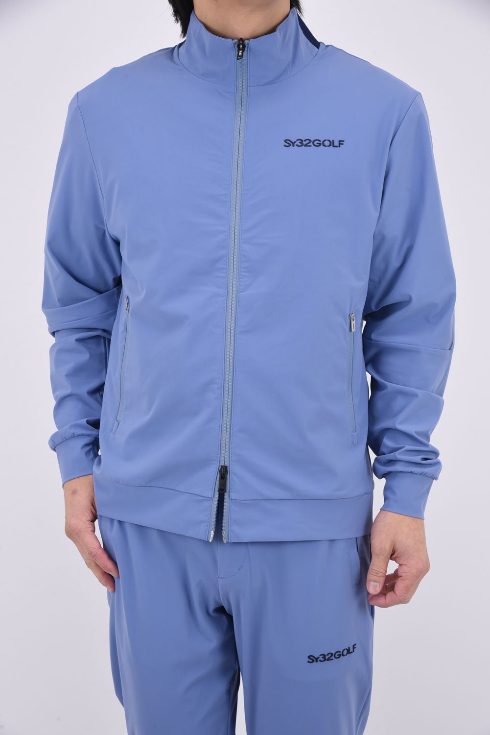 【26SS】 CARVICO STRECH JK / カルビコ ストレッチ ジップアップジャケット (ブルー)