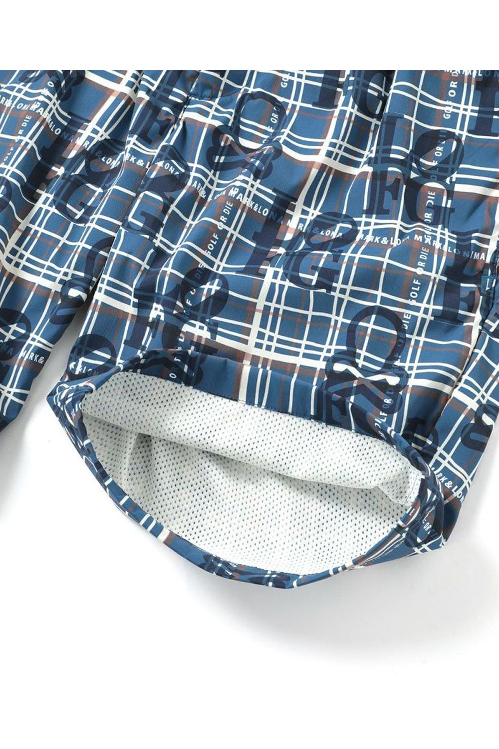 MARK&LONA - 【2025AW】 BACK SPIN LINED SHORTS / 軽量