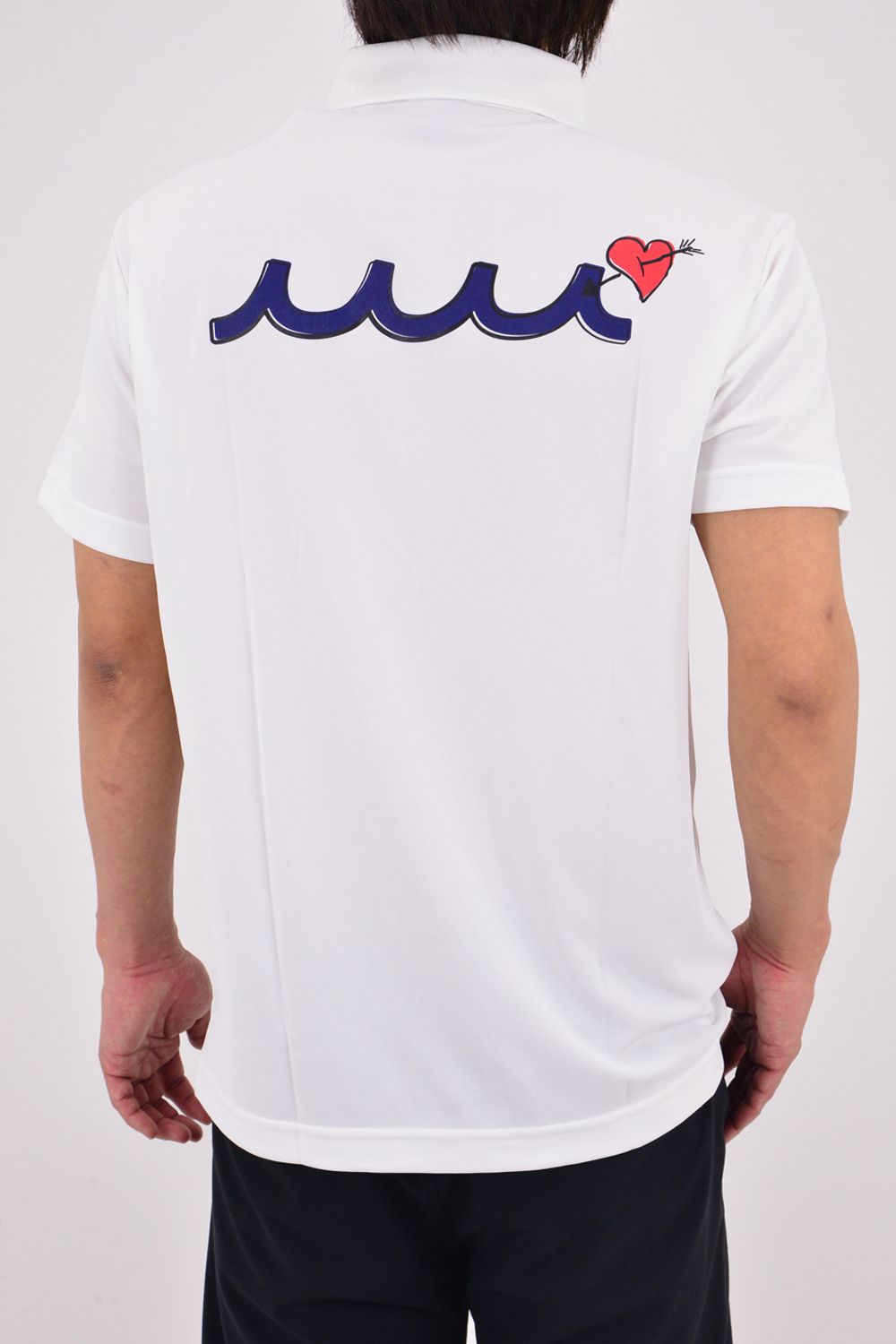 【26SS】 POLO SHIRT / POPEYE™︎コラボレーション エンブレムワッペン ポロシャツ (ホワイト)
