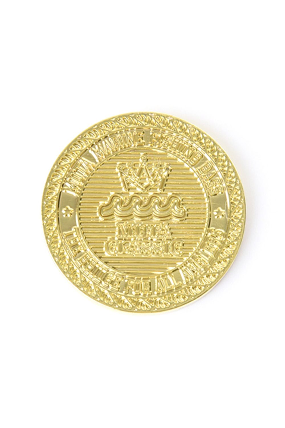 【26AW】【プレゼント好適品】 CHALLENGE COIN METAL MARKER (MUTA CLASSIC) / リバーシブル メタルコインマーカー (ゴールド)