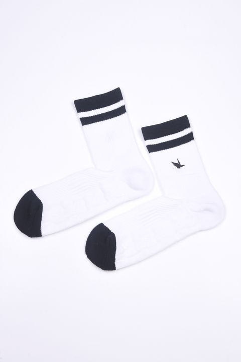 【2025AW】 MIDDLE SOX / ミドルソックス (ホワイト/ブラック)