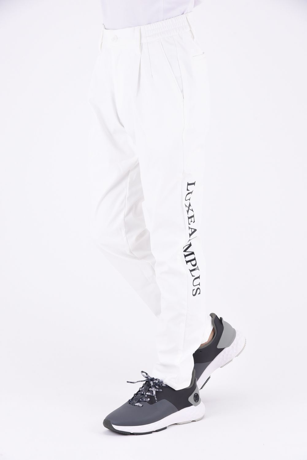 WINDPROOF LOGO SLACKS / ウインドウプローフ スラックスパンツ (ホワイト)