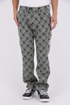 【2025AW 木村拓哉さん着用 VOL.7】 ROSETTE JACQUARD JERSEY TROUSER / ジオメトリックパターン カーゴポケット付きロングパンツ (カーキ)