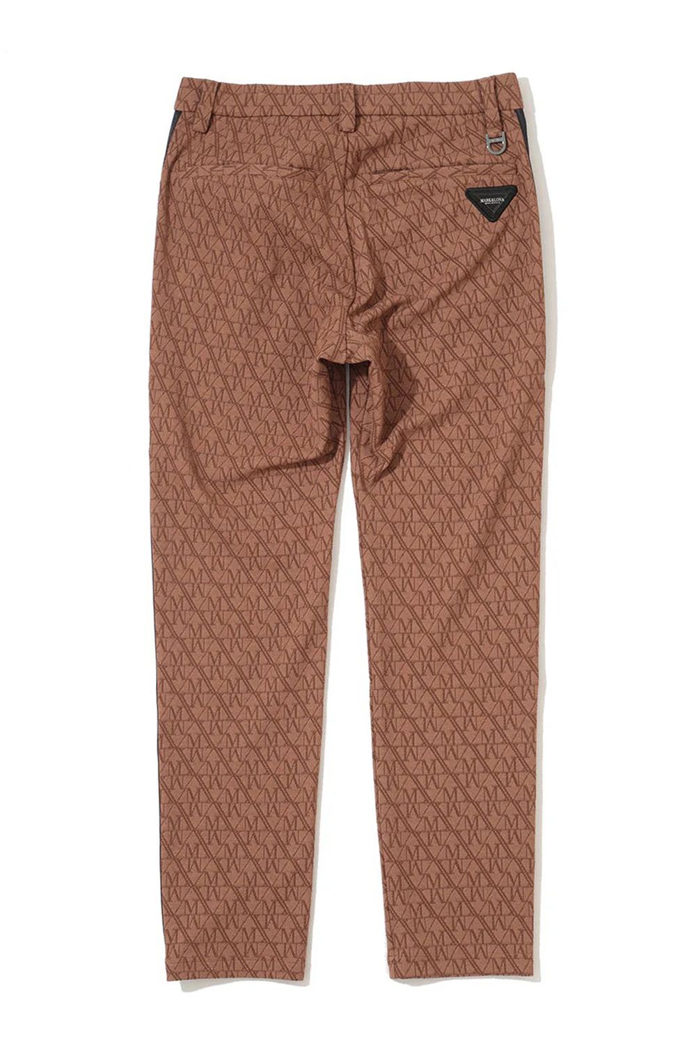 【2025AW】【CODE COLLECTION】 TPTP / ジオメトリックジャカード サイドラインテープ ロングパンツ (ブラウン)