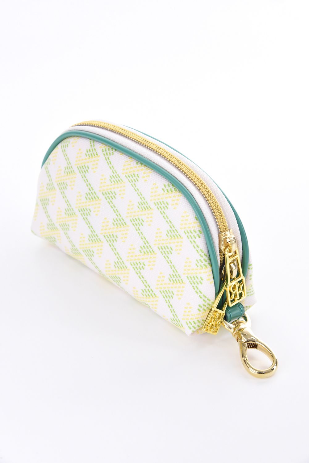 【プレゼント好適品】 KIWI PETIT (キウィ プチ)  / ブランド オリジナルテキスタイル プチ ポーチ (シトラスホワイト)*