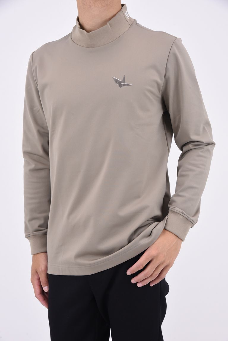 1PIU1UGUALE3 GOLF - TAPE MOCK L/S / テープライン ロゴ ロング  