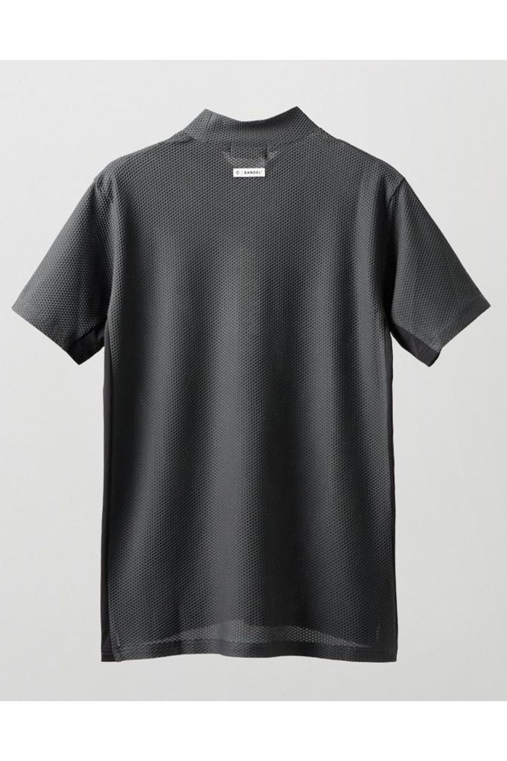 【26SS】 DRY WAFFLE SWITCH MOCK / ドライワッフルスウィッチモックネック (チャコールグレー)