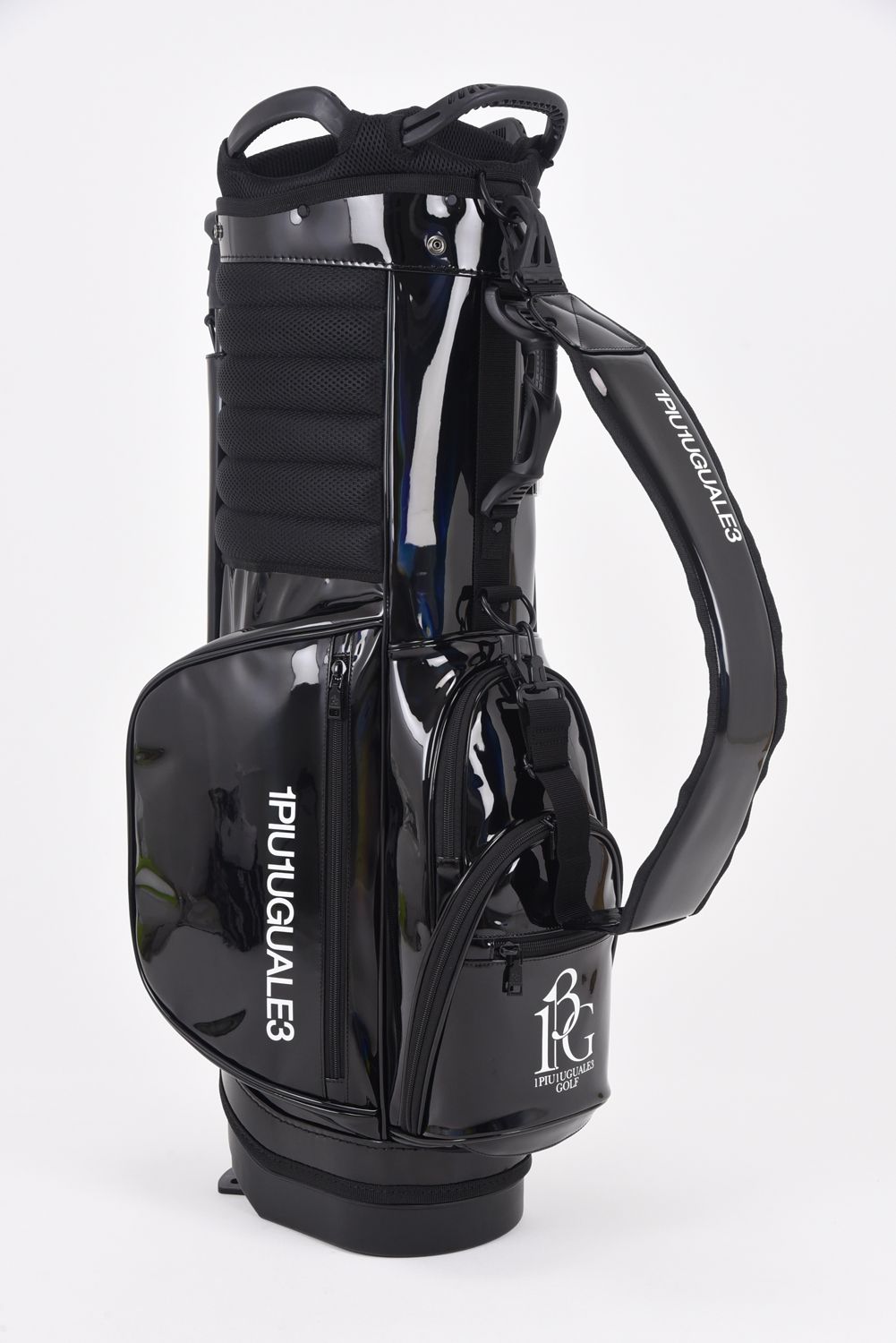 1PIU1UGUALE3 GOLF - AURORA CADDIE BAG / 113Gロゴ オーロラエナメル ...