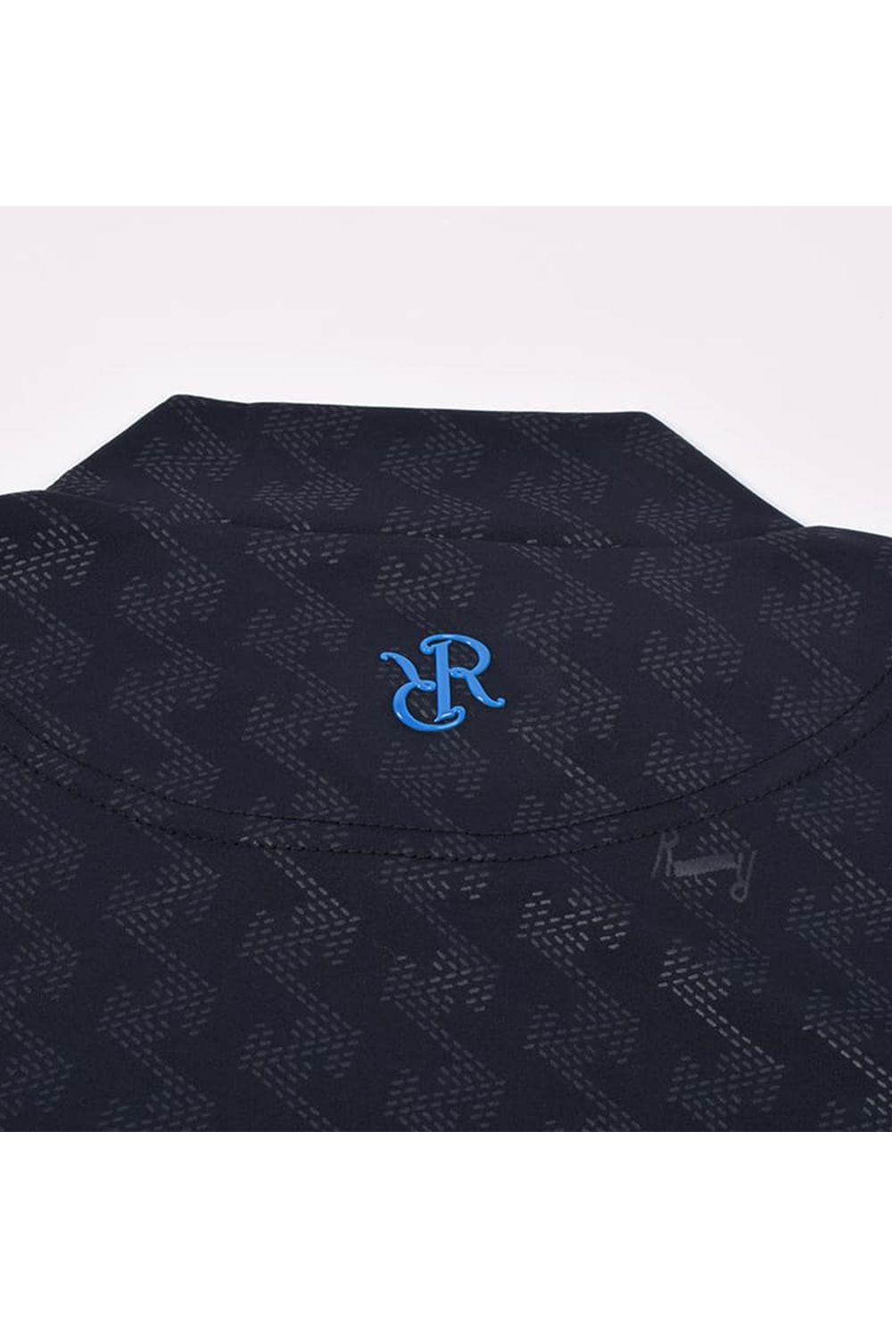 【25SS】MENS GM EMBOSS MOCK NECK / オリジナルテキスタイル モックネックTシャツ (ブラック)