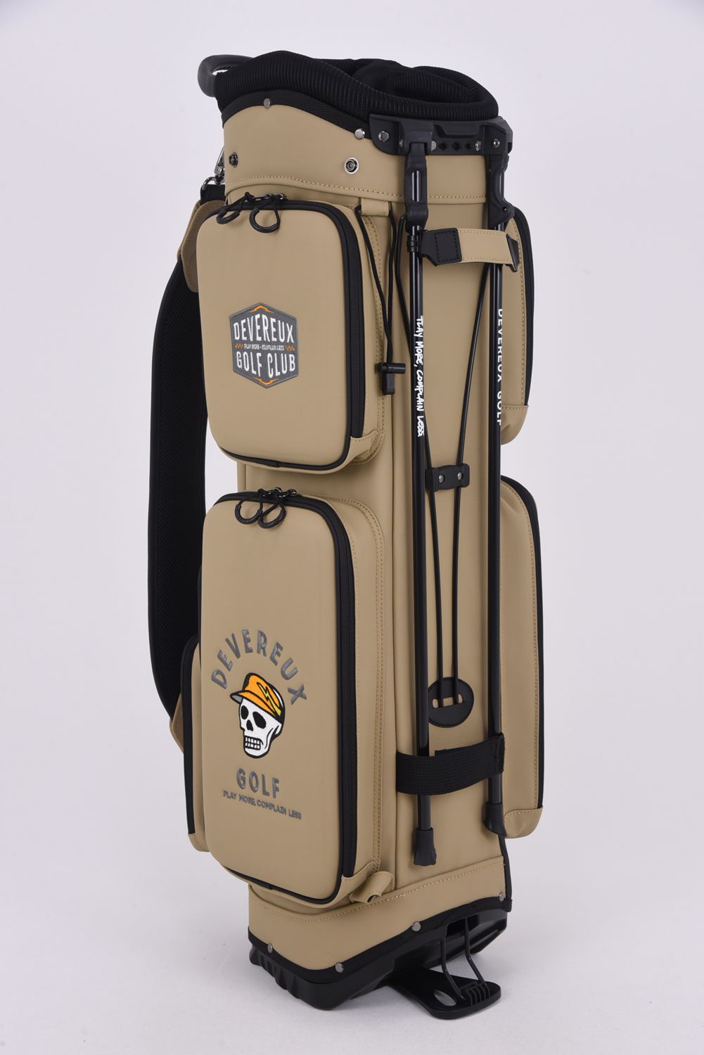 【26SS】【銀行振込・代金引換不可】【返品・交換不可】 DVG DEEP SIDE POCKET CADDIE BAG / ディープサイドポケット スタンドタイプ キャディバッグ (マッシュルーム)