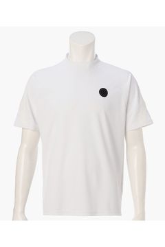【26SS】 CE MEN’S BACK LOGO LINE HIGHNECK RF / ロゴテープ リラックスフィット モックネックTシャツ (ホワイト)