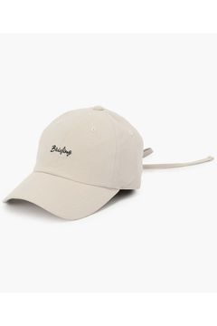 【26SS】【レディース】 WOMEN’S SMALL LOGO RIBBON CAP / ブランドロゴ バックリボン キャップ (アイボリー)