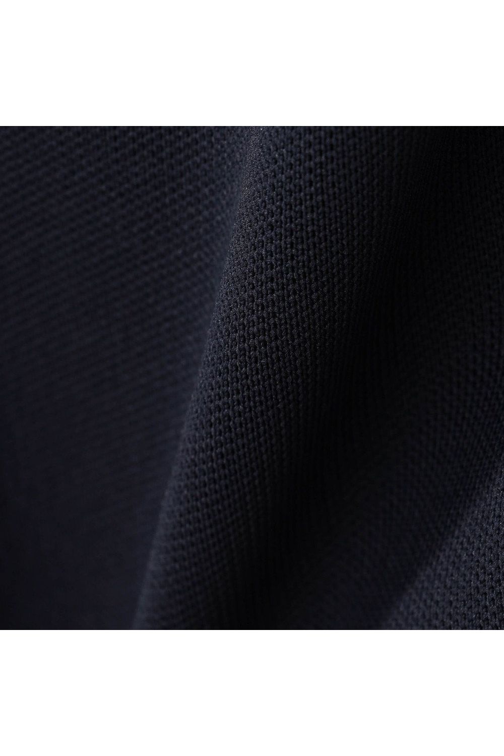 【26AW】 MEN'S DOUBLE JQ KNIT PARKA / バックロゴ ジップアップ ニットパーカー (ネイビー)