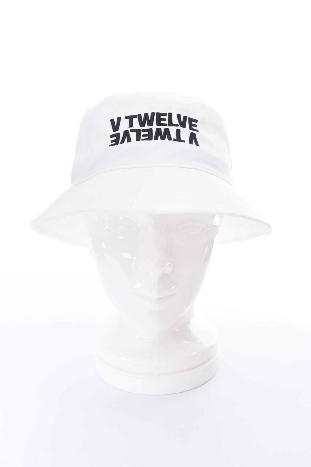 【26SS】 INVERT HAT / ブランドロゴ刺繍 バケットハット (ホワイト)