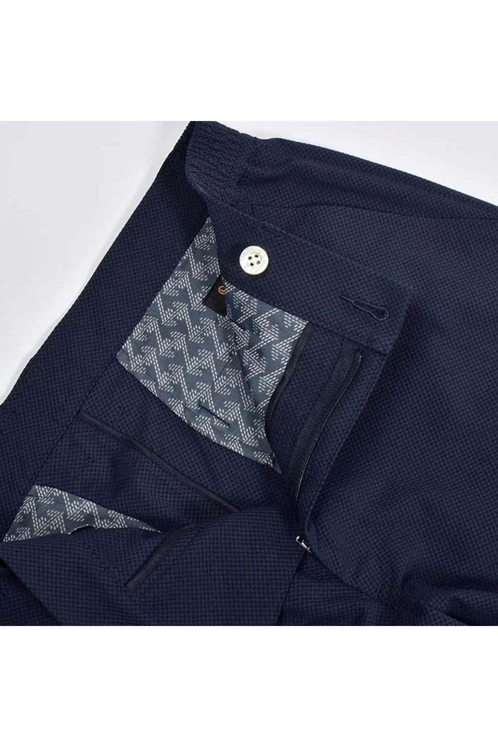 【26AW】 MENS DETACHABLE PANTS / ワッフル生地 ヘムデタッチャブル 2WAYパンツ (ネイビー)*