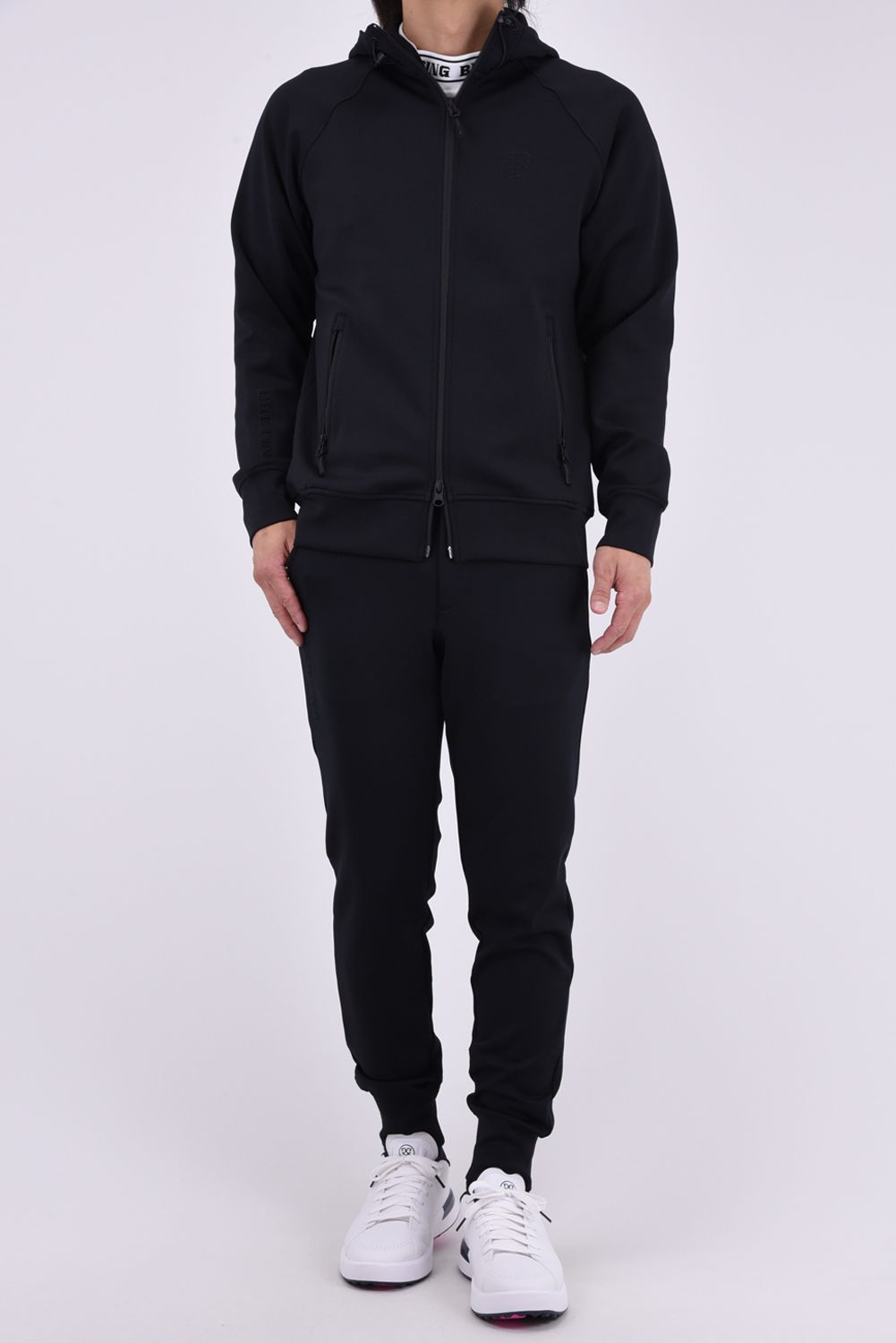 【26AW】 MS STITCHED 3D LOGO PARKA / ステッチ ロゴ パーカー (ブラック)
