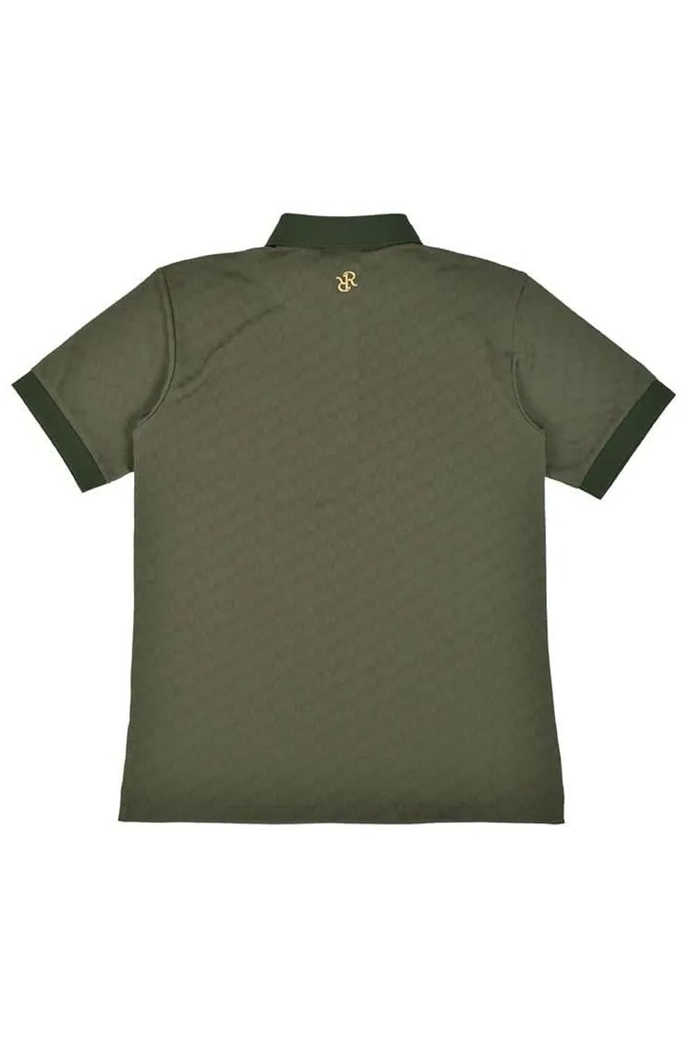 【26AW】 MENS GM JACQUARD POLO / オリジナルテキスタイルジャガード ポロシャツ (カーキ)*