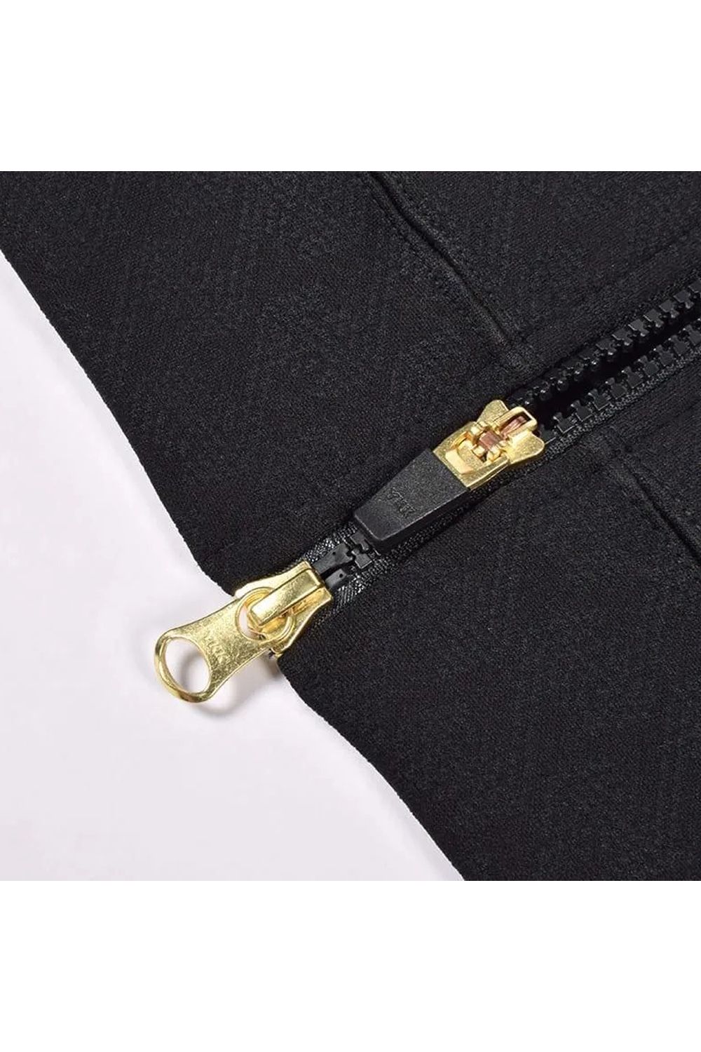 【26AW】 JACQUARD STAND COLLAR JACKET / ジャガード スタンド カラージャケット (ブラック)*