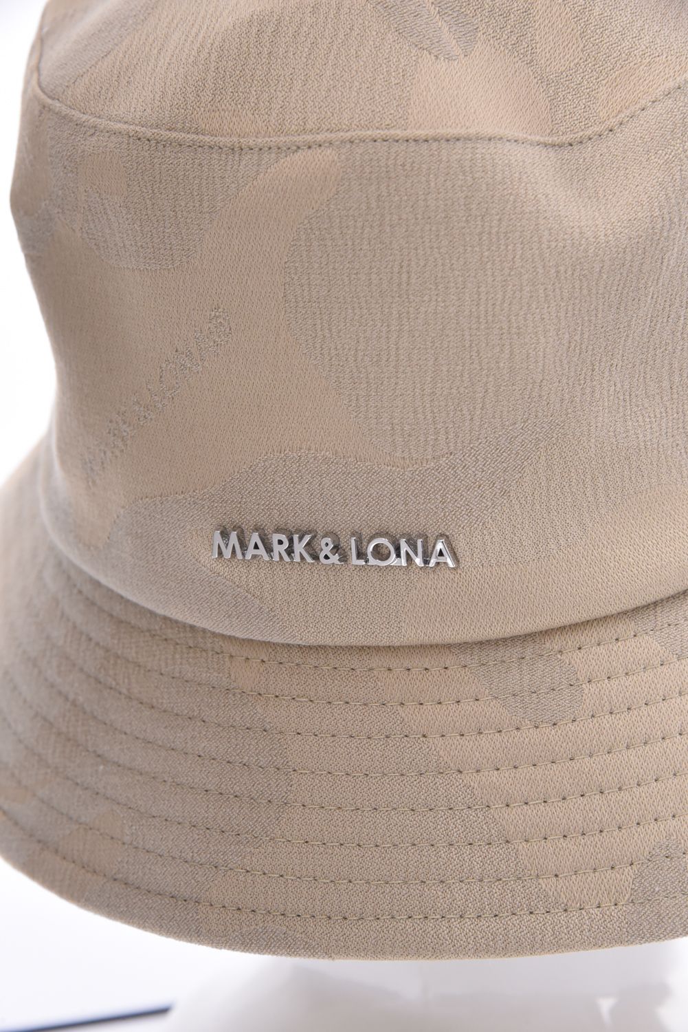 【26SS】 GAUGE CAMO BUCKET HAT / カモフラージュパターン メタルプレート バケットハット (ベージュ)