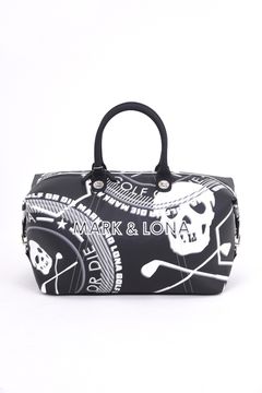 【26SS】 ATLAS CONVERTIBLE BOSTON BAG / アイアンスカル シンセティックレザー 2WAYボストンバッグ (ブラック)