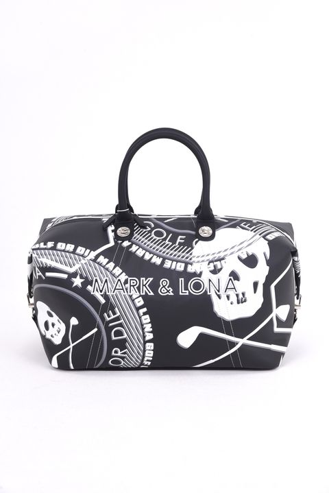 【26SS】 ATLAS CONVERTIBLE BOSTON BAG / アイアンスカル シンセティックレザー 2WAYボストンバッグ (ブラック)