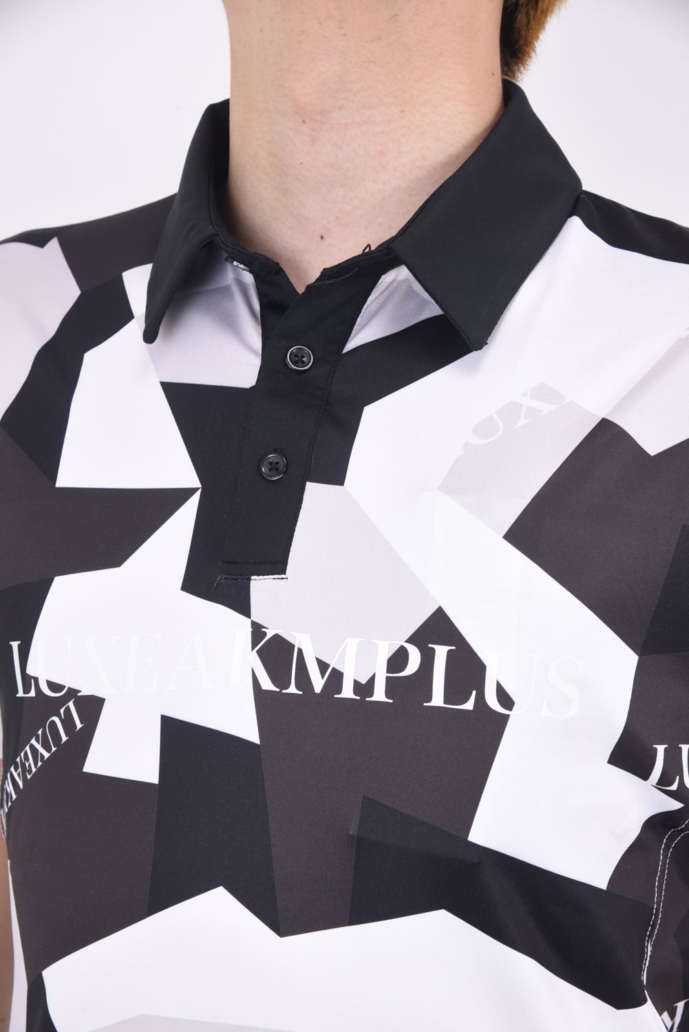 BASIC LOGO POLO SHIRTS / フロントロゴ 半袖ポロシャツ ホワイトカモ