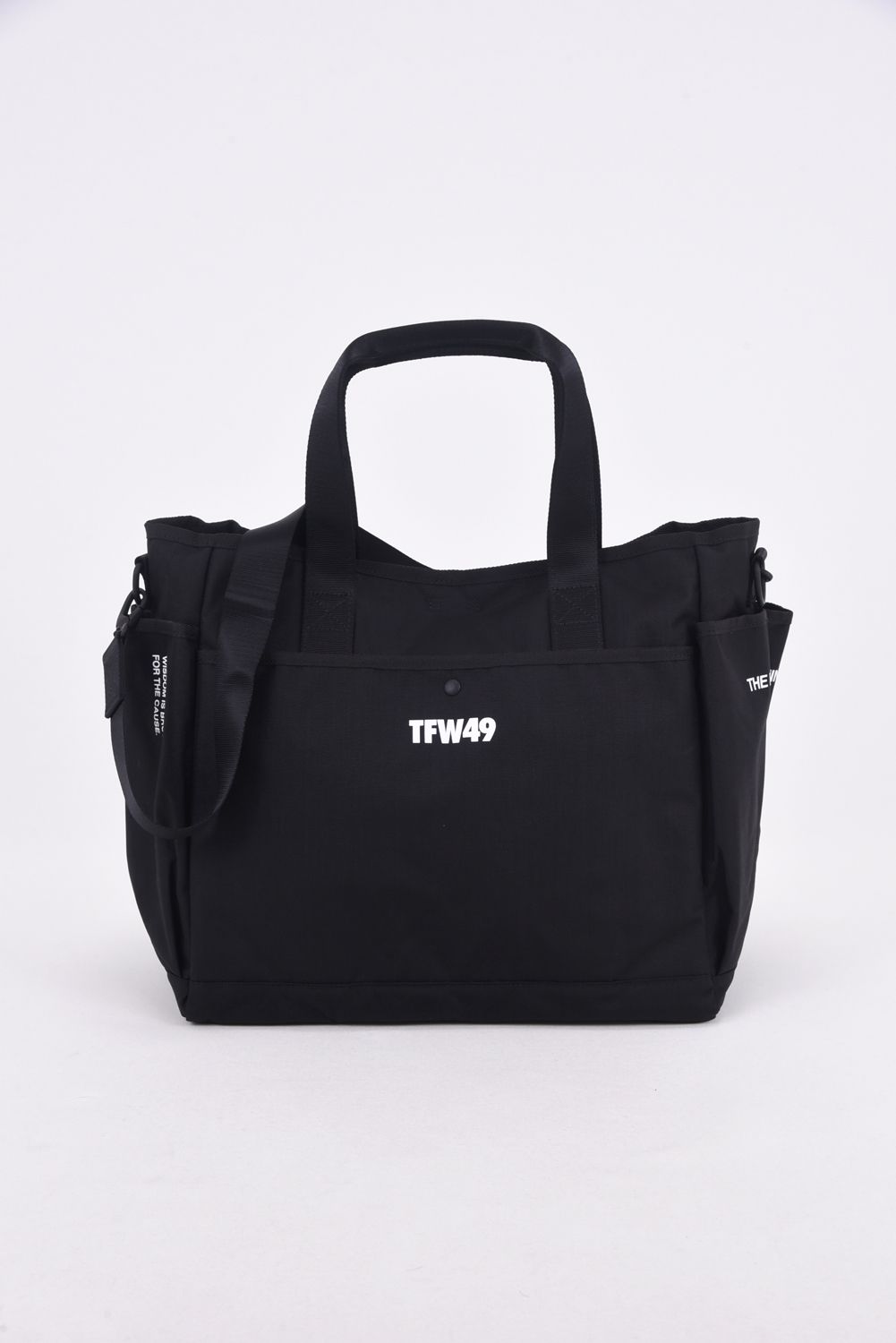NYLON TOTE BAG / ナイロン トートバッグ (ブラック)