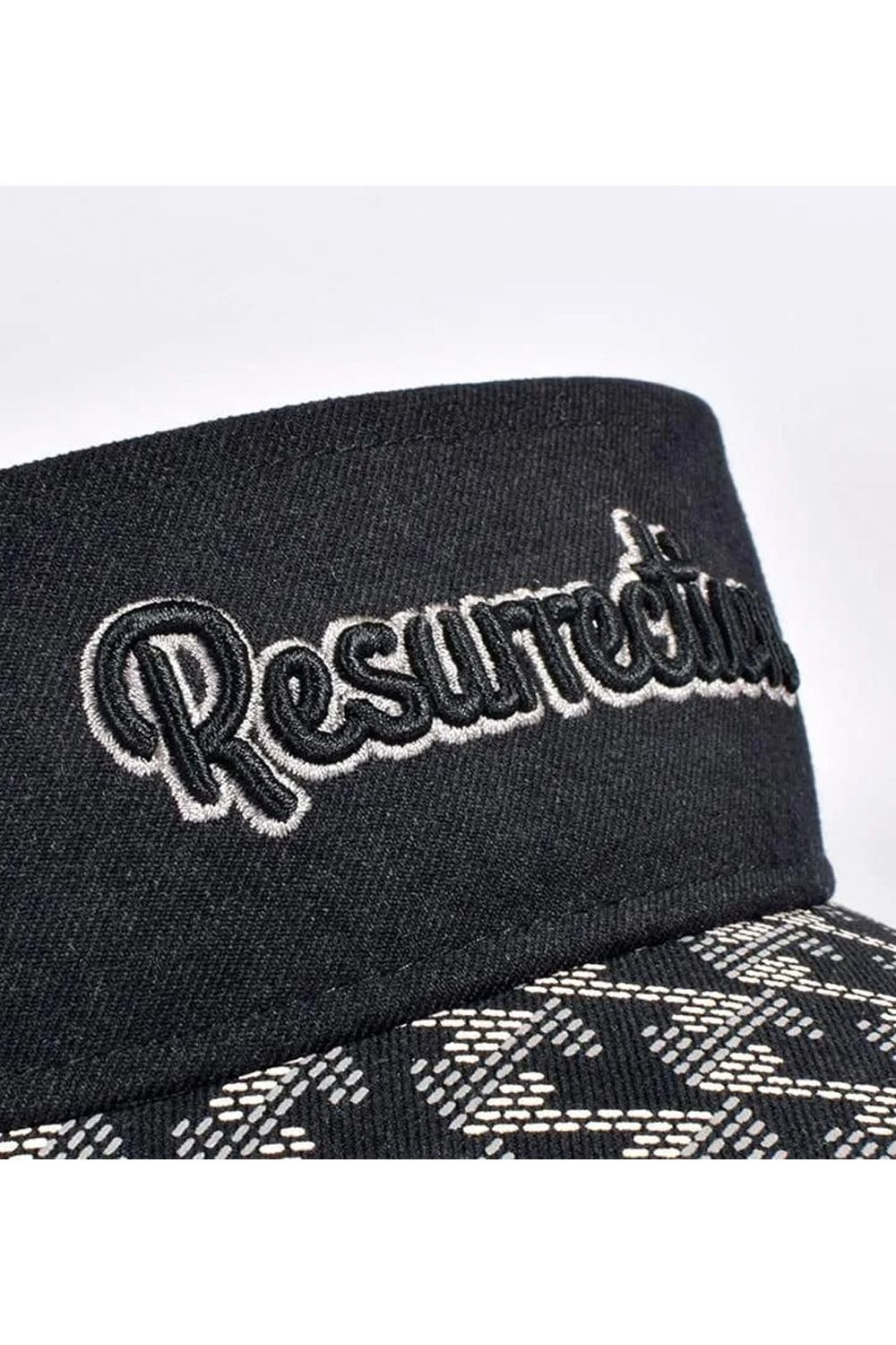 【26AW】 GM BRIM VISOR LANATEC / ブランドロゴ刺繍 オリジナルテキスタイル サンバイザー （ブラック)