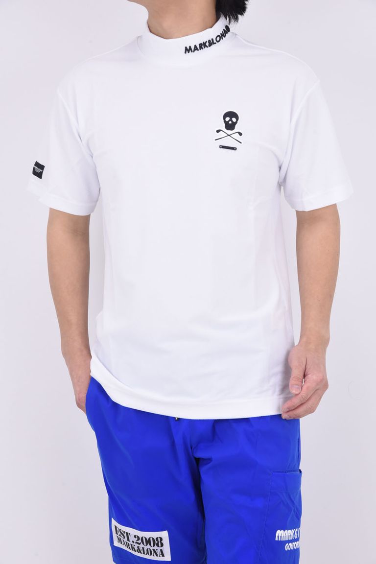 MARK&LONA - SUPERB MICRO PILE TEE / ミニパイル調素材 アイアン 