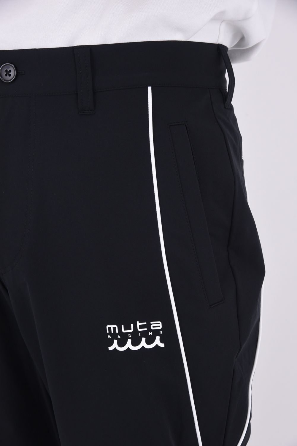 【25AW】 MU12 PANTS / ムータマリン ヴィトゥエルヴ コラボ ロングパンツ (ブラック)