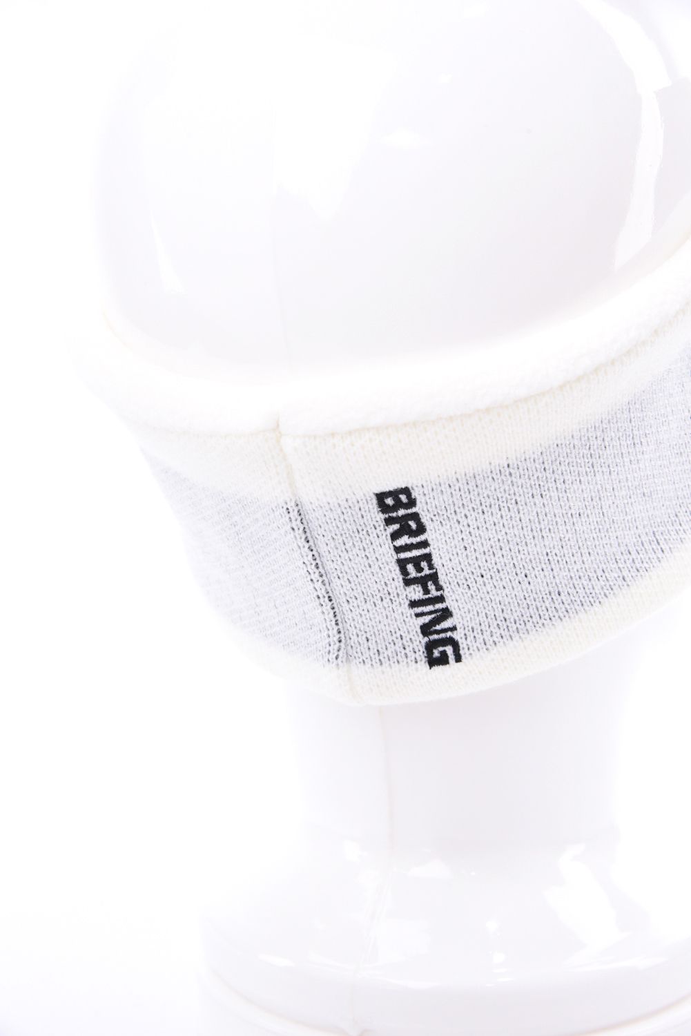【26AW】 MEN’S KNIT VISOR / ブランドロゴ ニットサンバイザー (ホワイト)