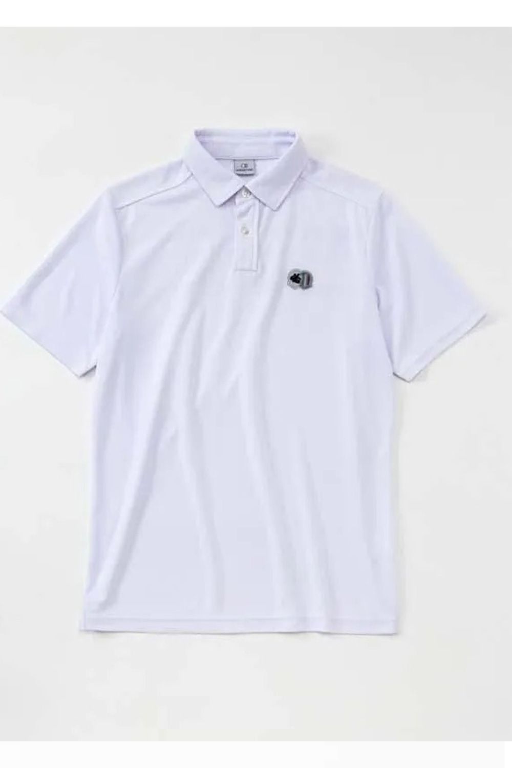 【26SS】 WAVE JQ BACK PRINT POLO / ウェーブ ジャカード バックプリント ポロシャツ (ホワイト)