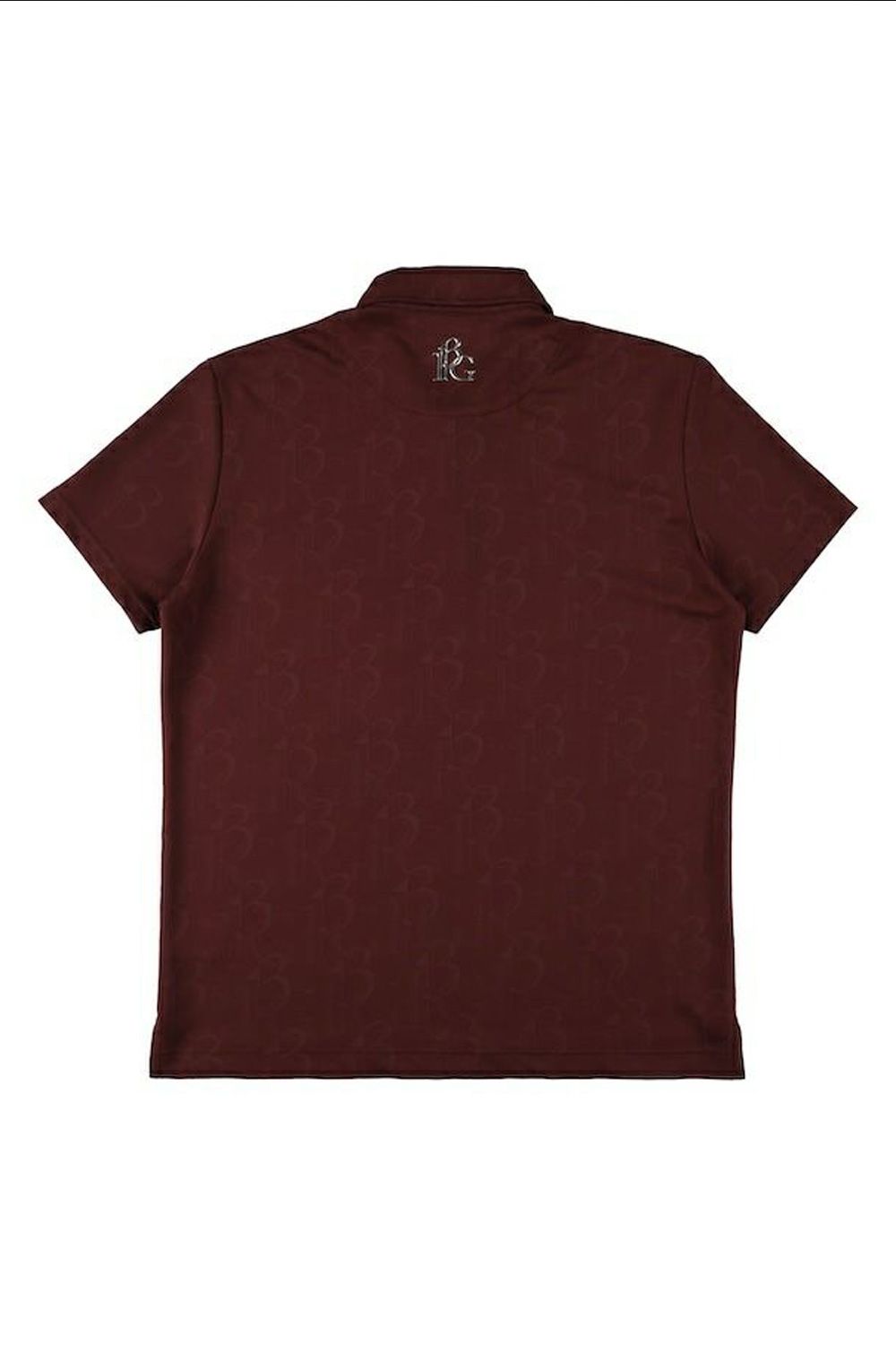 【26SS】 JACQUARD POLO  / ジャガード ポロシャツ (バーガンディ) (4月入荷予定)