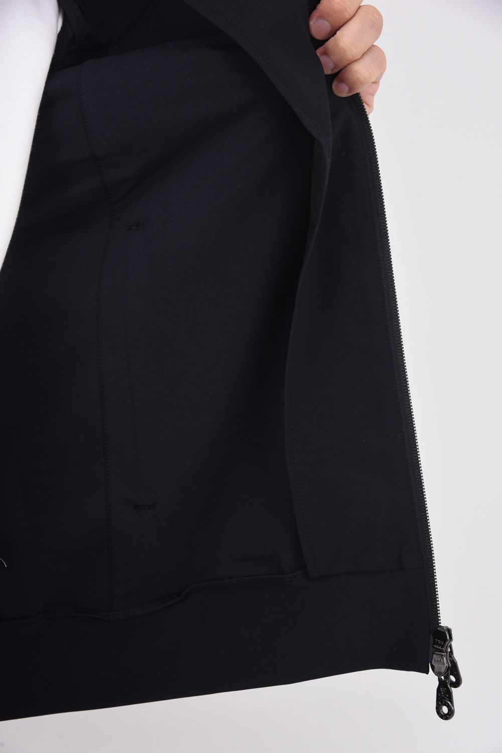 【2025AW】 S.I.D HYPER STRETCH JACKET / リフレクターロゴプリント シリコンワッペン テクニカルジャケット (ブラック)