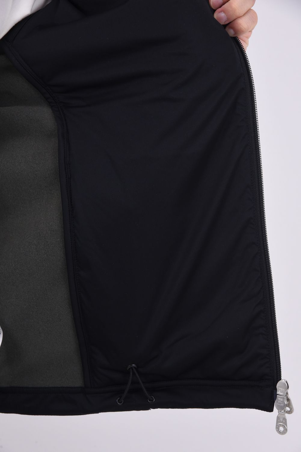 OLSON HYBRID JACKET / キルティング ハイブリッド ジャケット (ブラック)