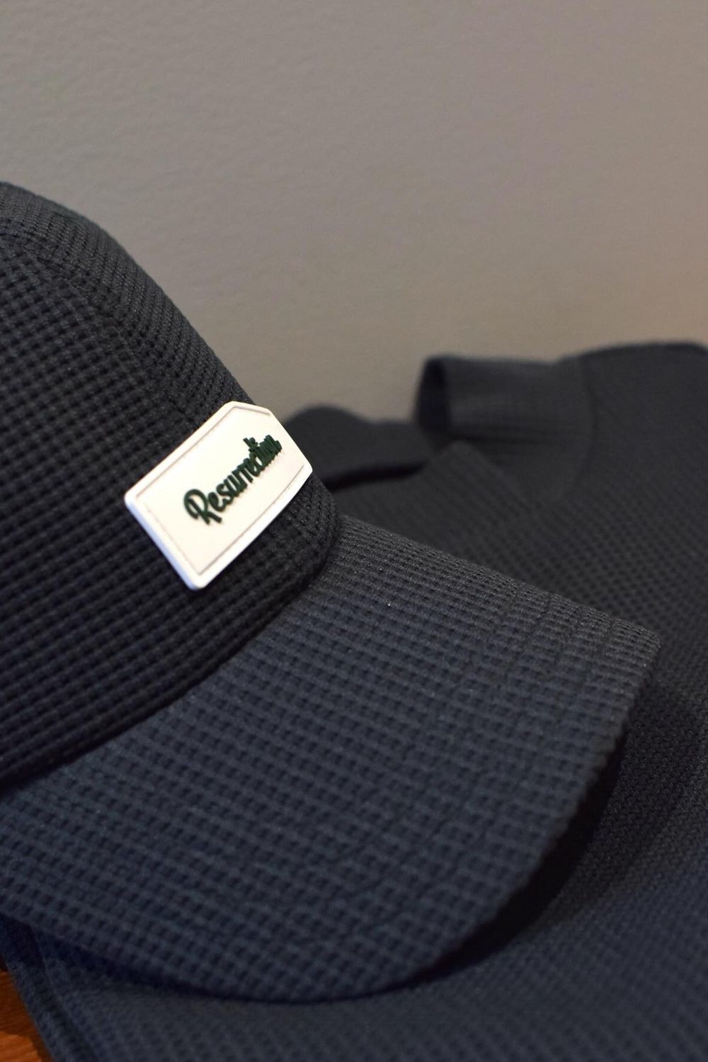 【26SS】 SILICON TAG WAFFLE CAP / シリコンタグ ワッフル キャップ (グリーン)*