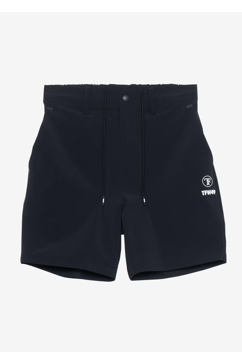 【26SS】 COMBINATION SHORTS / 異素材切り替え ショートパンツ (ブラック)