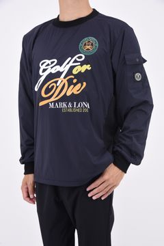 MARK&LONA - G.O.D HYBRID WIND SHELL TOP / 筆記体ロゴ スニード 