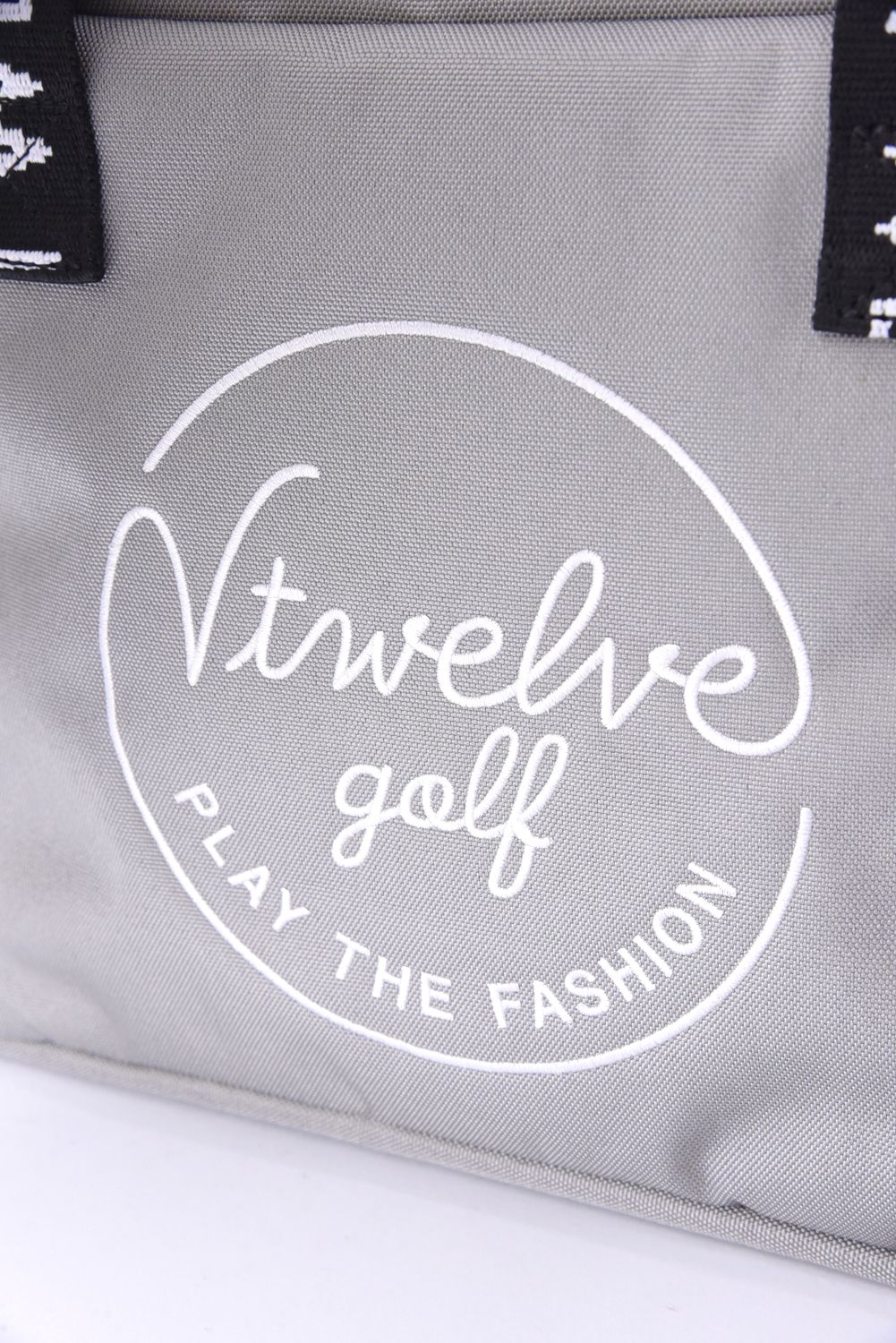 【26SS】 DOUBLE LOGO COOL BAG / ブランドロゴ刺繍 ボックス型クーラーバッグ (グレー)