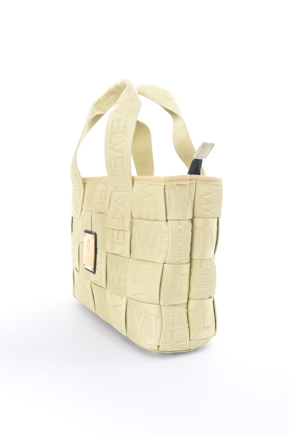 WOVEN BAG / イントレチャートスタイル カートバッグ (ベージュ)