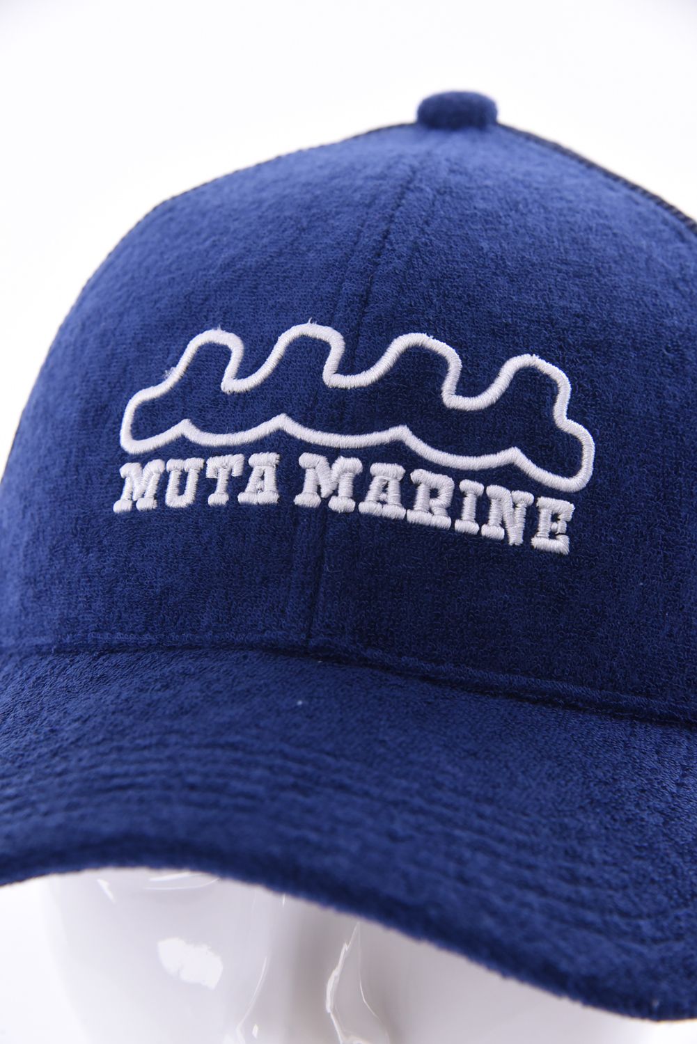 muta パイル メッシュキャップ muta - PILE MESH CAP / パイル素材 ウェーブロゴ刺繍 メッシュ