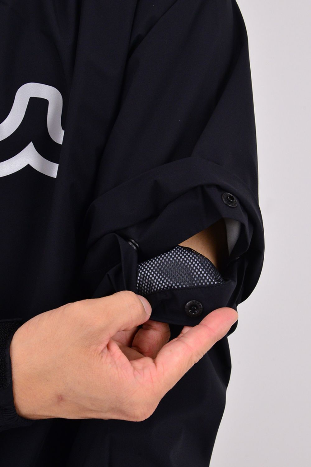 【26SS】 2WAY RAIN JACKET / レインジャケット (ブラック)