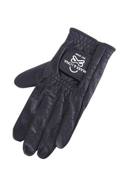 【2026SS 木村拓哉さん着用 VOL.4】 EVER BREATHABLE LEATHER GOLF GLOVE / ラムレザー ブランクスカルロゴ 左手用グローブ (ブラック)